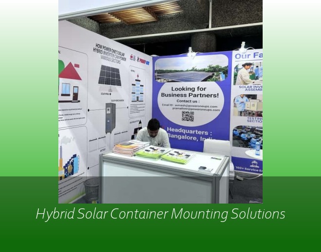 Hybrid Solar Container Mounting Solutions